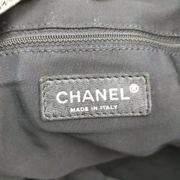 Chanel Tote Bag Metalic Nylon - Picture 8 of 10